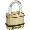 Master Lock Lucchetto ad Alta Sicurezza [Chiave] [Acciaio Laminato e Rivestimento Protettivo] [Esterno] M1Beurd - Ideale per Portali, Garage, Sconto