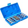 US PRO 1399 Extra Long Hex Bit Set 3/8 Dr Allen Keys H3 4 5 6 7 8 10mm, Nero/Blu