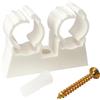 SOMATHERM FOR YOU - Set di 10 clip doppio-montaggio per diametro del tubo 20 millimetri