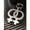 Portachiavi Simbolo LESBIAN In Acciaio Inossidabile Pride LGBT Gift