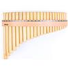 Plaschke Instruments Plaschke Flauto di Pan con cintura in legno, fatto a mano in alto adige, 22 toni-Do
