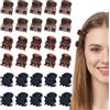VEOIRXU 30 Pezzi Pinze Per Capelli Mini Clip ad Artiglio Opaca Premium Mollette Forcina Antiscivolo Piccole Mollette Adatto Per Ragazze e Donna (3 Colori)