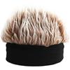 Generic Cappelli Della Parrucca Con I Capelli | Cappello A Maglia Hip Hop Realistico Con Capelli A Punta | Cappello Elastico Per Capelli Corti Per Cosplay, Uso Quotidiano uomini parrucca cappello berretto