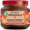 Garnier Ultra Doux - Maschera curativa rivitalizzante in acero, 340 ml