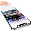 JUVENPROTO 3 Pezzi per Xiaomi Redmi 13 TPU Pellicola Protettiva Idrogel,Pellicola Protettiva TPU per Trasparente HD Morbida Display ID Impronte Digitali(Non Vetro Temperato)