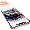 JUVENPROTO 3 Pezzi per iPhone SE (2022) TPU Pellicola Protettiva Idrogel,Pellicola Protettiva TPU per Trasparente HD Morbida Display ID Impronte Digitali(Non Vetro Temperato)