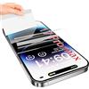 JUVENPROTO 3 Pezzi per iPhone 17 Pro Max TPU Pellicola Protettiva Idrogel,Pellicola Protettiva TPU per Trasparente HD Morbida Display ID Impronte Digitali(Non Vetro Temperato)