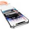 JUVENPROTO 3 Pezzi per Samsung Galaxy S23 Ultra TPU Pellicola Protettiva Idrogel,Pellicola Protettiva TPU per Trasparente HD Morbida Display ID Impronte Digitali(Non Vetro Temperato)