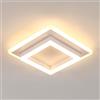 DELIPOP Plafoniera LED Moderna 30W 3600LM, 3000K Lampada da soffitto Bianco