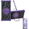 Kinetijy Custodia per Starlight Alpha 300 Case Phone Cover Custodia [ con 9H HD Vetro Temperato][Supporto ad Anello a 360°, Magnetico] CX-15-ZI