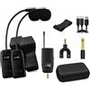 Microfono Wireless 2.4G a Clip per Strumenti Musicali - per Vento | per Flauto