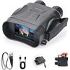 COOVIE Occhiali per visione notturna, binocolo 4K per visione notturna con batteria di ricarica rapida da 2000 mAh, schermo HD da 2,8 pollici, raggio di visione da 700 m, per campeggio, caccia e sicurezza