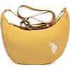 U.S. Polo Assn. U.S.POLO ASSN. - Borsa hobo in cotone, giallo (20 X 10.5 X 18 cm)