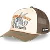 Capslab Cappello Uomo Looney Tunes Bugs Bunny The Rounder | Cappello Cotone Beige Verde Regalo Originale Taglia Unica
