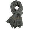 UJEDFHV Sciarpa in cotone e lino Sciarpa da uomo in cotone e lino, autunno inverno, a righe, foulard casual, accessori maschili, scialli(Color 01)