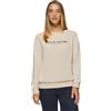 Polo Club Felpa Beige Slim Fit 100% Cotone da Donna - Maglia a Maniche Lunghe e Scollo Tondo