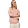 Polo Club Felpa Rosa Pallido Slim Fit 100% Cotone da Donna - Maglia a Maniche Lunghe e Scollo Tondo