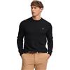 Polo Club Maglione a Treccia da Uomo con Logo e Scollo Tondo