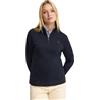 Polo Club Felpa da Donna con Chiusura a Mezza Zip 100% Cotone - Maglia a Maniche Lunghe con Logo