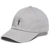 Polo Club Cappellino Grigio Cotone con Logo Ricamato