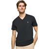 Polo Club Maglietta Uomo Cotone con Scollo a v e Logo Ricamato Rigby Go