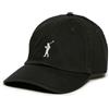 Polo Club Cappellino Nero Cotone con Logo Ricamato
