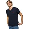 Polo Club Maglietta Uomo Cotone con Scollo a v e Logo Ricamato Rigby Go