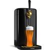 KLARSTEIN FrostBrew - Dispenser per Birra, 5L, Sistema di Pressione a CO₂, Raffreddamento Termoelettrico, Temperatura: 3-12°C, Compatibile con Fusti Universali, Design Compatto, Nero/Oro