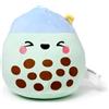 Puckator Cuscino di Peluche Morbidissimo a tema Matcha il Bubble Tea - Foodiemals Squidglys