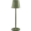 L'Arcolaio Lampada da Tavolo Senza Fili LED Ricaricabile, Verde Oliva