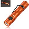 Wurkkos Mini FC11C Torcia LED arancione 4000K 1200 lumen torcia USB C ricaricabile con 90 CRI, regolazione della luminosità continua, magnete sulla base della lampada, funzione memoria