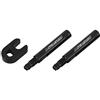 Massi CNC, prolunga per valvole da 60 mm, unisex, colore nero, 30 mm