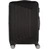 MF Handbags Ryanair - Borsa da cabina per sottosella 40 x 20 x 25 cm, valigia leggera, piccola 4 ruote girevoli a 360 gradi, custodia da cabina rimovibile, dimensioni massime da trasporto, guscio