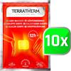 TerraTherm Cerotti termici TerraTherm per schiena, collo e spalle - 12 ore di piacevole calore profondo, scaldaschiena - scaldacorpo autoadesivo e attivato dall'aria - 10 pezzi
