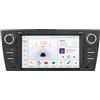 OEM Autoradio, lettore multimediale con funzionalità video, compatibile con smartphone, compatibile con BMW Serie 3 (modelli E90, E91, E92, E93), GPS, codice prodotto S6 AHDC2