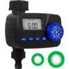 Green Blue Dispositivo di controllo dell'irrigazione digitale con display | Timer elettronico per irrigazione con protezione IP55 | Timer automatico da giardino con display e funzione di avvio manuale