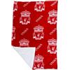 Liverpool F.C. Character World Liverpool FC Coperta ufficiale in pile Sherpa, super morbida, design YNWA, calda e super morbida al tatto, perfetta per casa, camera da letto, pigiama party e campeggio, 120 x 150 cm