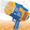 Original Cup Bazooka Bubble® Blu | Macchina per bolle di sapone | Razzo automatico con 69 fori | Gioco all'aperto per bambini e adulti | Gioco d'acqua 100% divertente | Estate | OriginalCup®