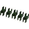Windhager Clip di Collegamento per Asta a 360°, Clip Multifunzione, Fissaggio a Bacchetta per Piante, Clip per Piante, 16 mm, 5 Pezzi, Verde
