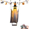 Generico Halloween Ghost Swing Decoration | Spooky Cute Glowing 7.87ft | Large Swing Ghost Halloween Party Decor | for Front Door Porch Yard Lawn Garden Terrace Tree Holiday Party