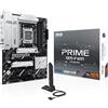 ASUS PRIME X870-P WIFI, Scheda Madre AMD ATX, Slot DDR5, Nera