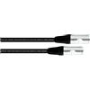 Cordial - Cavo Ethernet CAT 6A 5 m SF/UTP connettori NEUTRIK etherCON RJ45 AWG 24/7 Nero (ECL CSE5NN6A PUR)