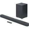 JBL BAR 2.1 Deep Bass MK2, Soundbar per TV, Nero
