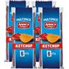 Generico 4X Amica Chips Patatine Gusto Ketchup Formato Multipack con all'interno 6 Buste da 25g Senza Glutine 150g (Gluten Free)