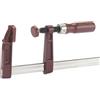 Robert Sorby Select Morsetto a Vite da 10 250 mm per Falegnameria, Forza di Serraggio 250 kgf, Profondità 80 mm, Testa Scorrevole, Corpo in Ghisa e Barra Nichelata