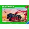 Ravensburger - Puzzle Cornice 15 pezzi-Locomotiva a Vapore/BRIO Bambino, 4005556055999