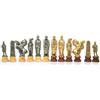 Italfama Cezaris Metallo E Legno Scacchi Pezzi Oro Argento Placcato 12.5cm King