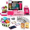 maysida 2025 Cassa Giocattolo per Bambini, Supermercato con Microfono/Scanner/Scontrino/
