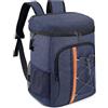 KUOGAS Zaino Termico da 28 l, Zaino Termico Porta Pranzo Adatto Per Viaggi, Spiaggia, Picnic, Attività All'Aperto