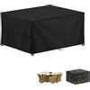 LAMUNI Coperture per Mobili da Giardino, 140x70x70cm Copertura Tavolo Esterno Telo Copertura per Giardino, Anti-UV Copridivano Esterno Impermeabile Telo Copri Divano da Giardino, Rettangolare